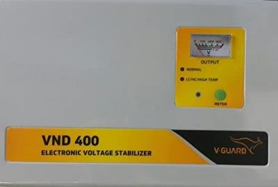 V-Guard VND400 Voltage Stabilizer for 1.5 Ton AC (150V-285V), Gr