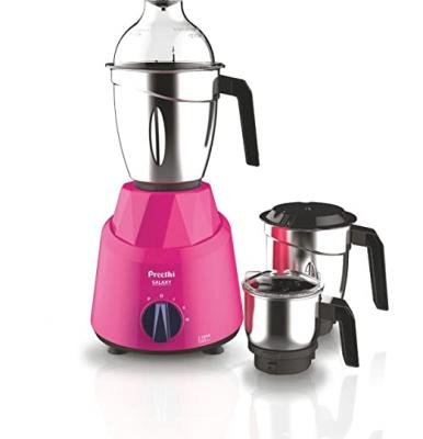 Preethi Galaxy  Mixer Grinder, 750 watt, 3 Jars, Pink