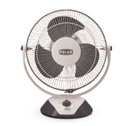 POLAR 12" ALL PURPOSE ANNEXER FAN IN WHITE - GREY