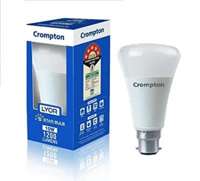 Crompton 10W Led bulb ( Lyor)(White) Pack of 4