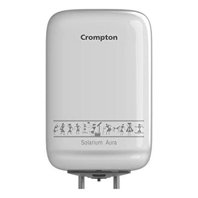 Crompton Solarium Aura  5 Star Rated Storage Water Heater (White